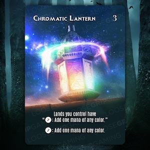 mtg cards like stasis Chromatic Lantern Art Card [The Brothers' War Art Series]