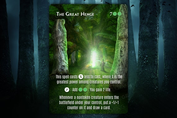 The Great Henge Alternate Art MTG Proxy - Etsy