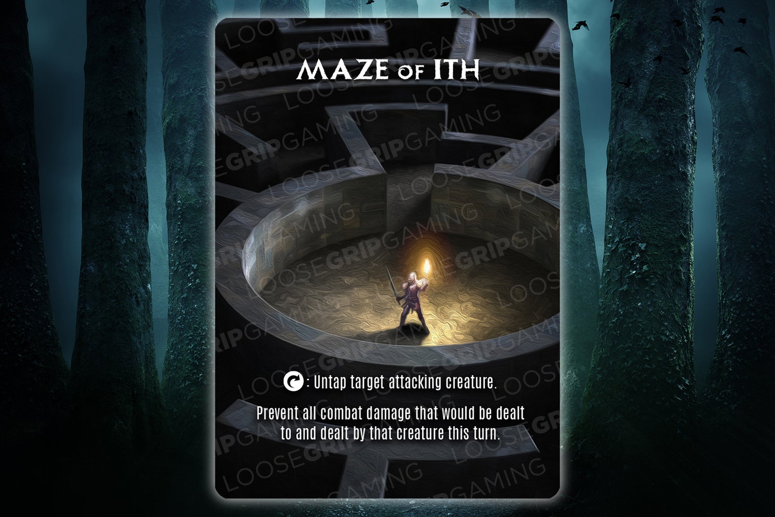 Maze of Ith Alternate Art MTG Proxy Etsy