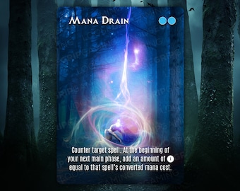 Arte alternativo de drenaje de maná MTG Proxy