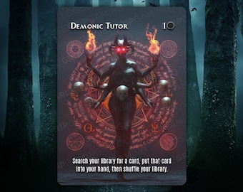 Demonic Tutor 別イラスト MTG プロキシ