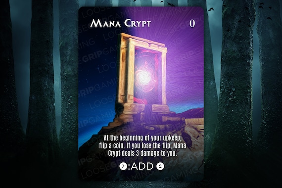 Mana Crypt Alternate Art MTG Proxy - Etsy