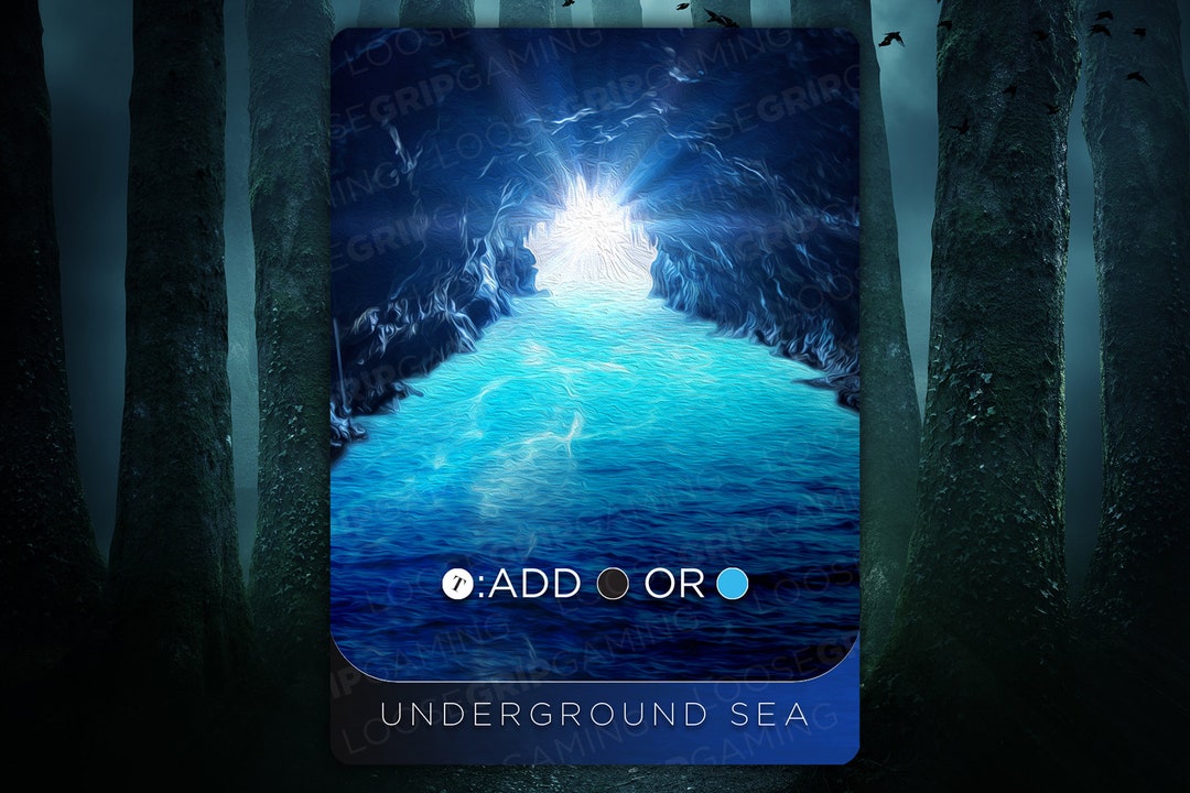 MTG underground sea アートキャンパス　超希少品デュアルランド il_1080xN.4986197699_h3ii.jpg