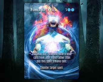 Arte alternativo de Fuerza de voluntad en MTG