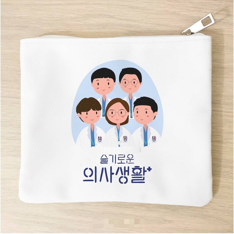 Hospital Playlist Fan Kit Hospital Playlist Drama Korean Drama Totebag Pencil Case Notebook Photocard Sticker Photostrip image 3