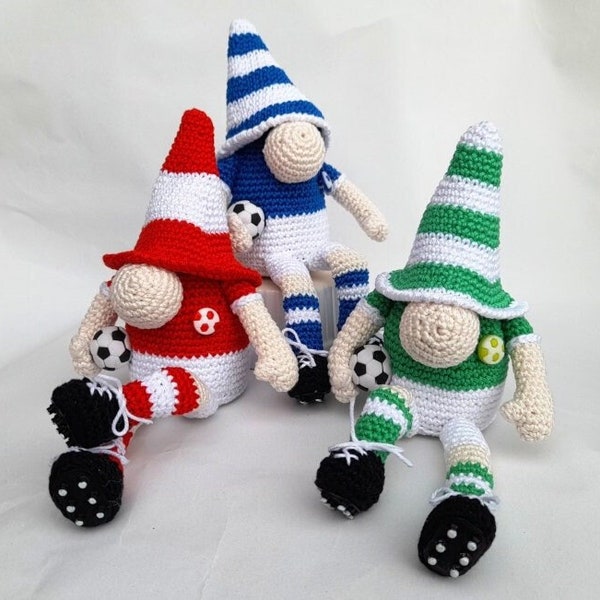 Football Mascot Edge Stool Amigurumi Cuddly Toy Plush Figure Lucky Charm Club Colors Sport Ball European Championship World Cup