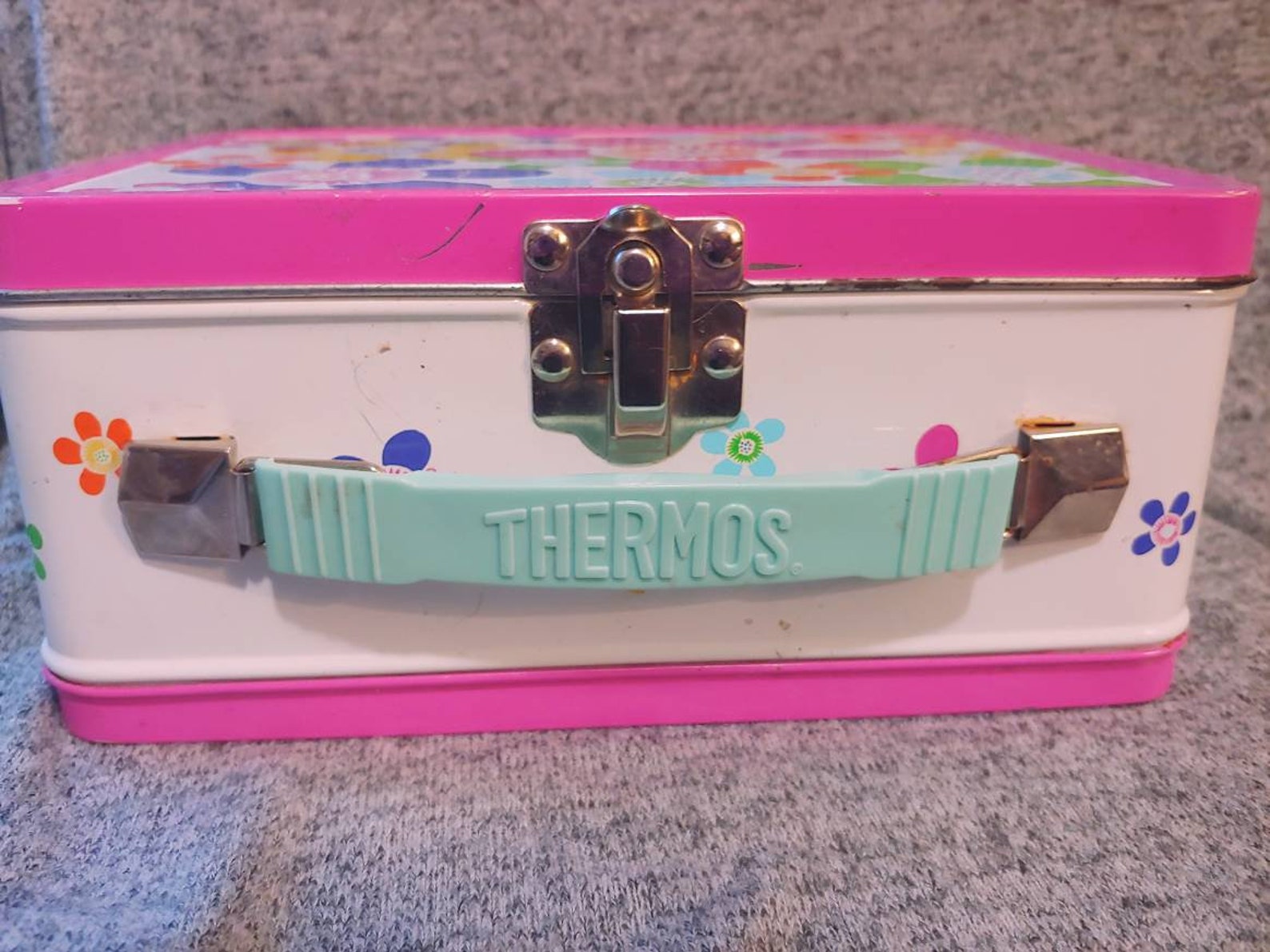 Metal Barbie Lunchbox with Thermos Etsy