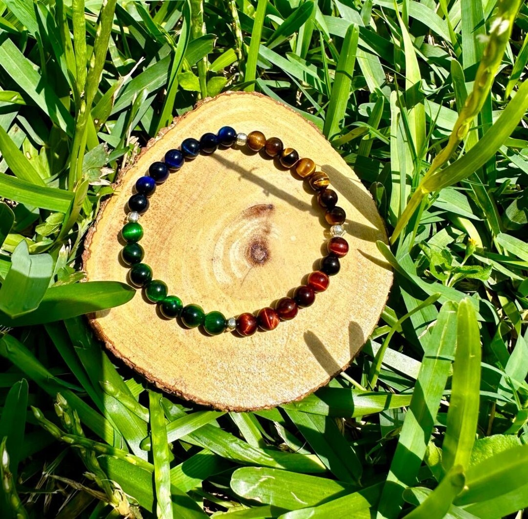 Green Tiger Eye, Red Tigers Eye, Blue Tigers Eye and Yellow Tigers Eye
