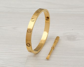 cartier love bangle gold plated