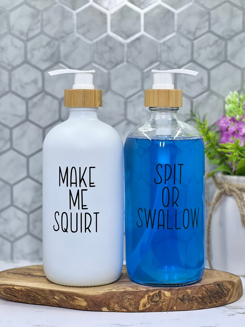 Cotton Ball Jar Qtip Jar Balls Deep Just the Tip Bathroom Etsy