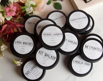 Sample CHARACTER Candles--SELECT 4 | 100 % Soy Wax | Hand Poured | American Horror Story Inspired | AHS | Gift | Present |