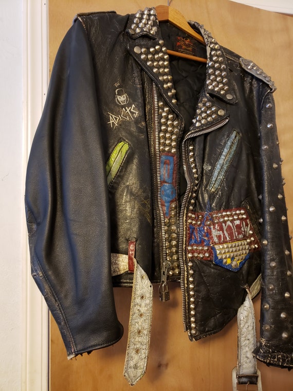 Vtg 60's Schott Studded Punk_Rock_Jacket