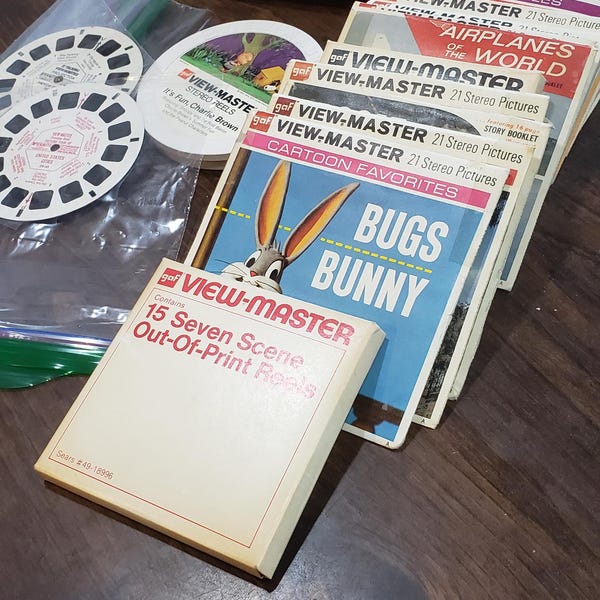 Vintage Gaf View-Master and reels
