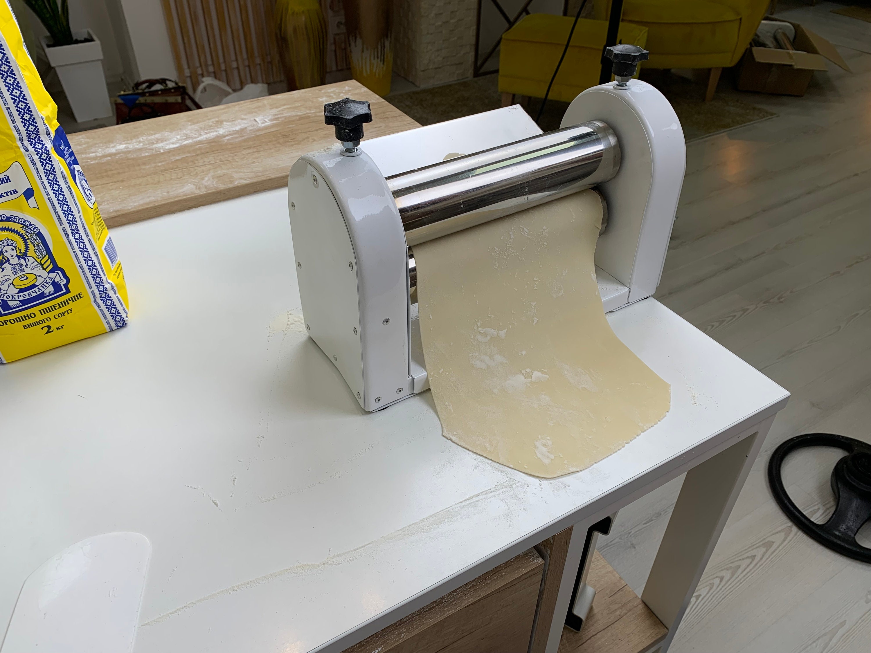 Dough Sheeter Machine Manual for Home Use for Croissants, Pastry Sheeter 