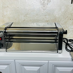 Laminadora de masa eléctrica de 19,7 pulgadas, rodillo de masa, laminadora de masa, envío GRATIS a todo el mundo, para croissant, rodillo de masa 500mm stainlesssteel