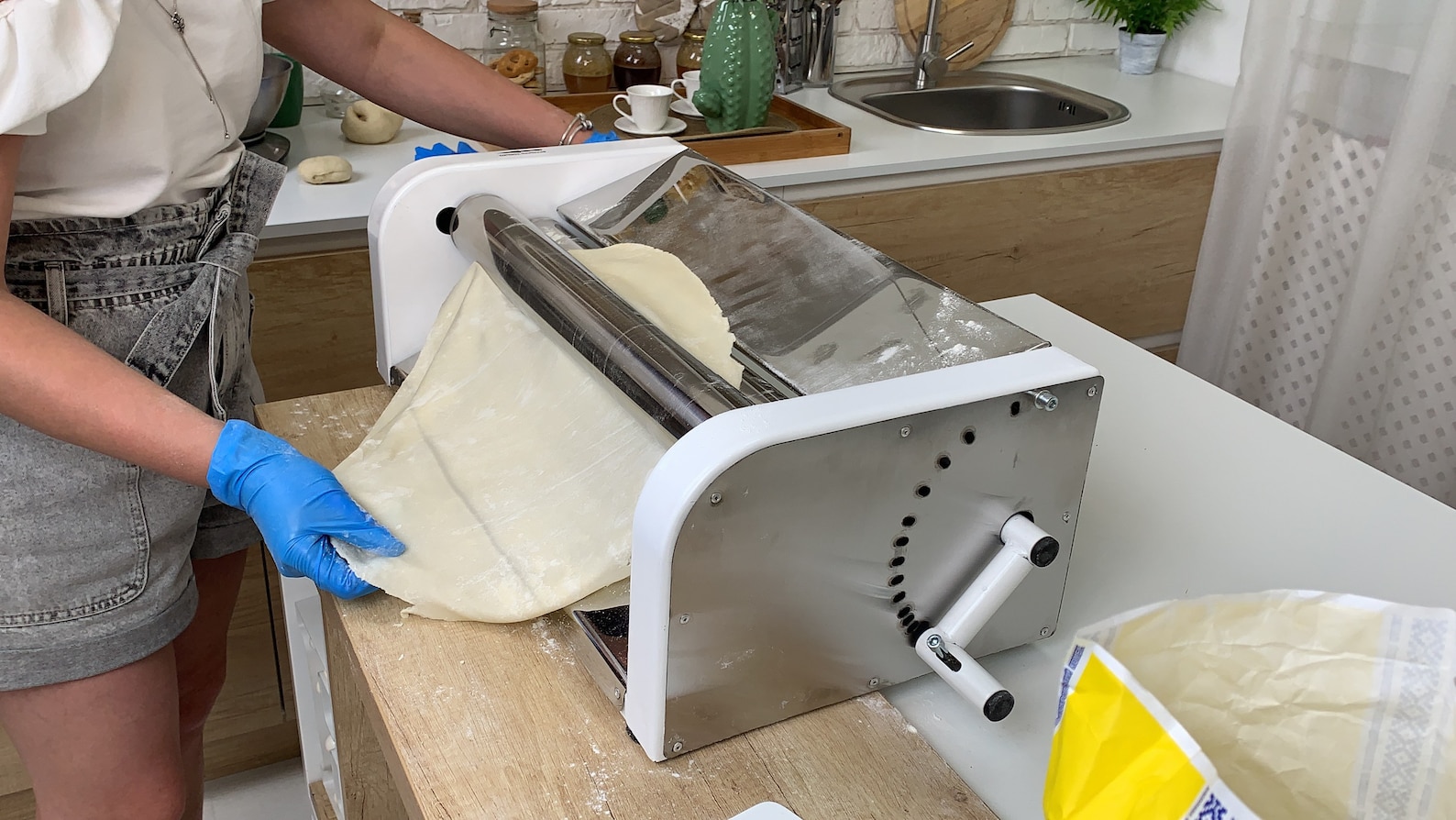 Dough Sheeter Machine Manual for Home Use for Croissants Etsy