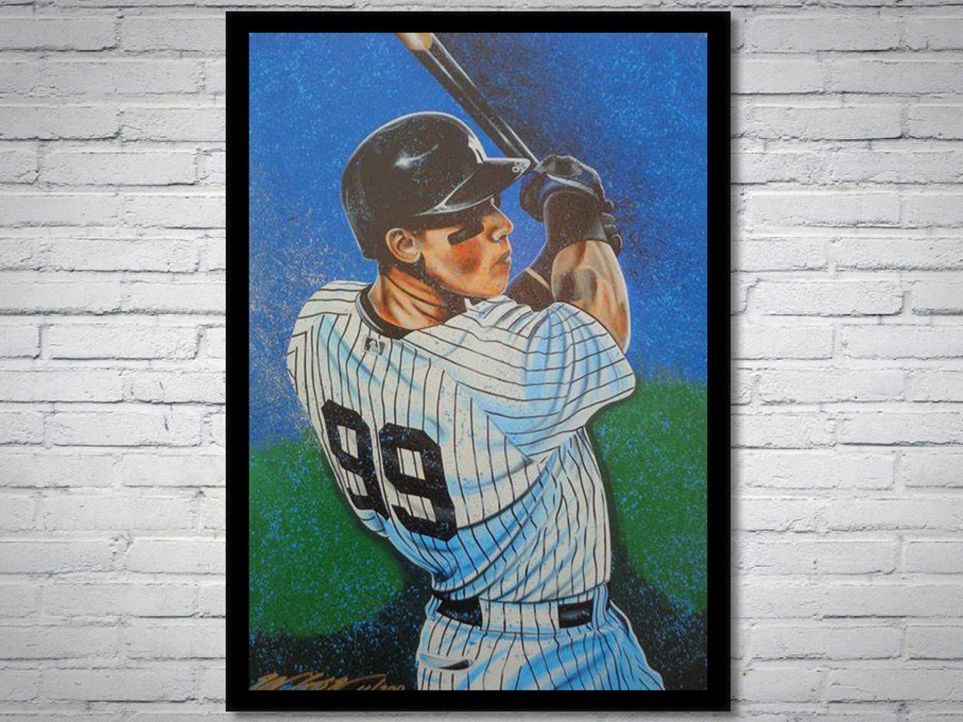 NY Yankee Aaron Judge Giclée Painting Limited Edition 