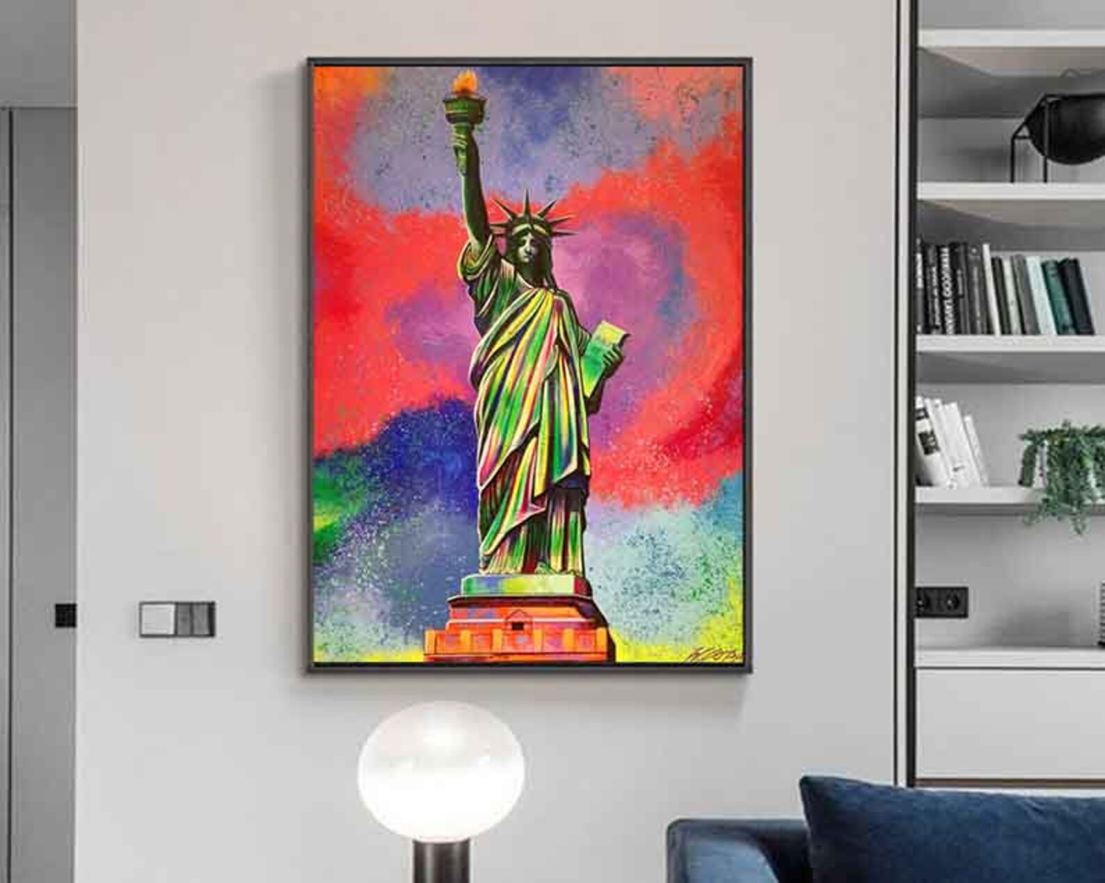Statue of Liberty Giclée Painting Acrylic Canvas Painting Limited