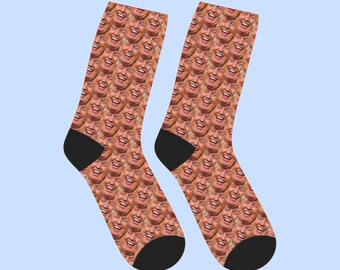 Calcetines unisex con la cara del presidente Donald Trump, regalo para novia, regalo de cumpleaños de aniversario, camisetas divertidas, día de la madre