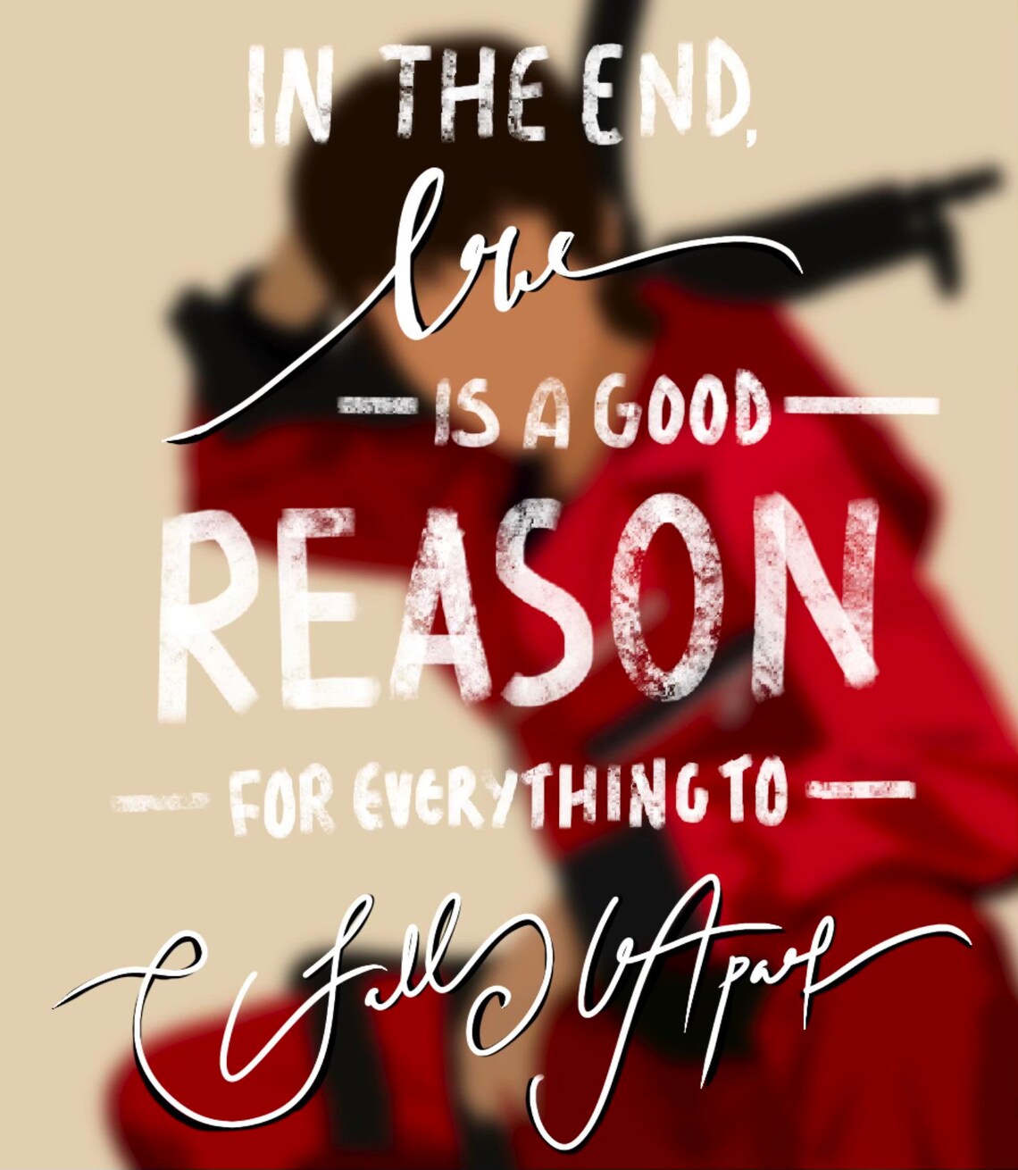 Money heist quote Tokyo digital print Etsy