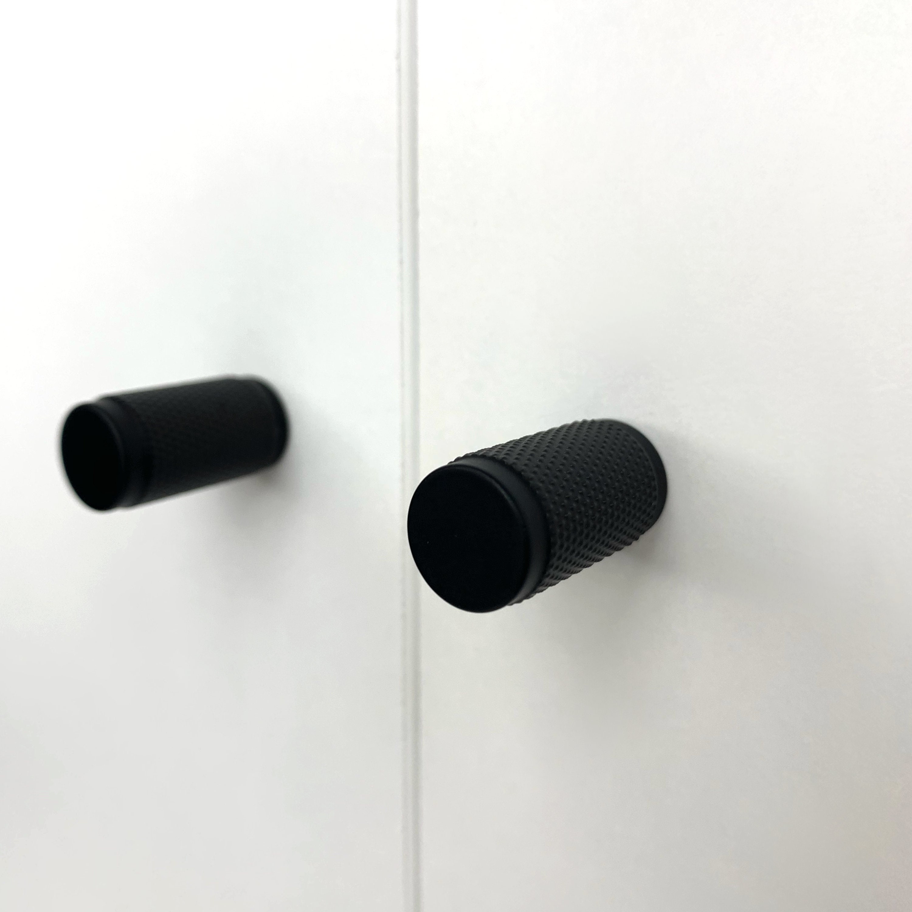 Möbelknöpfe Schwarz 6x Kommodengriffe Möbelgriffe messing | Etsy