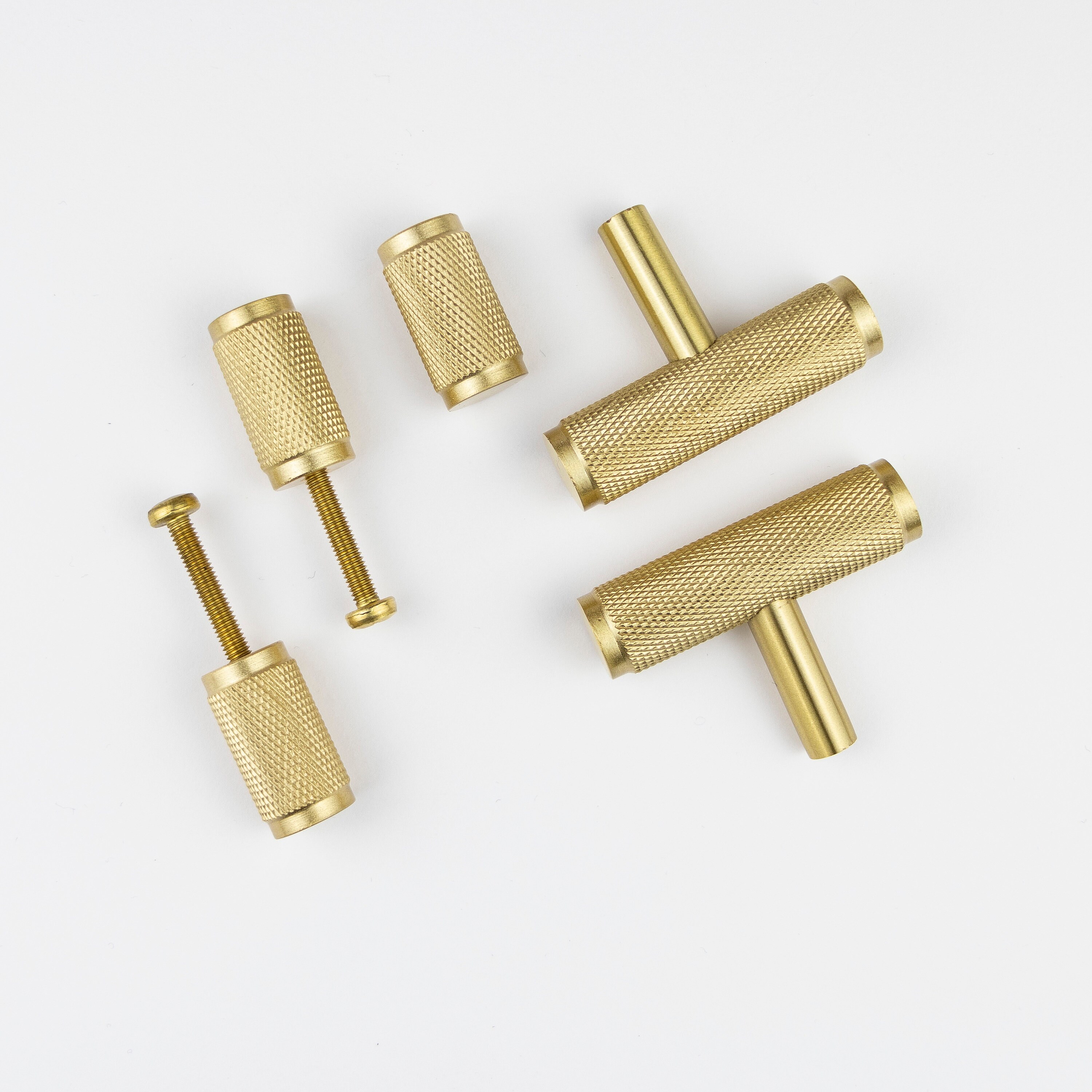 Möbelknöpfe gold 6x Kommodengriffe Möbelgriffe messing | Etsy