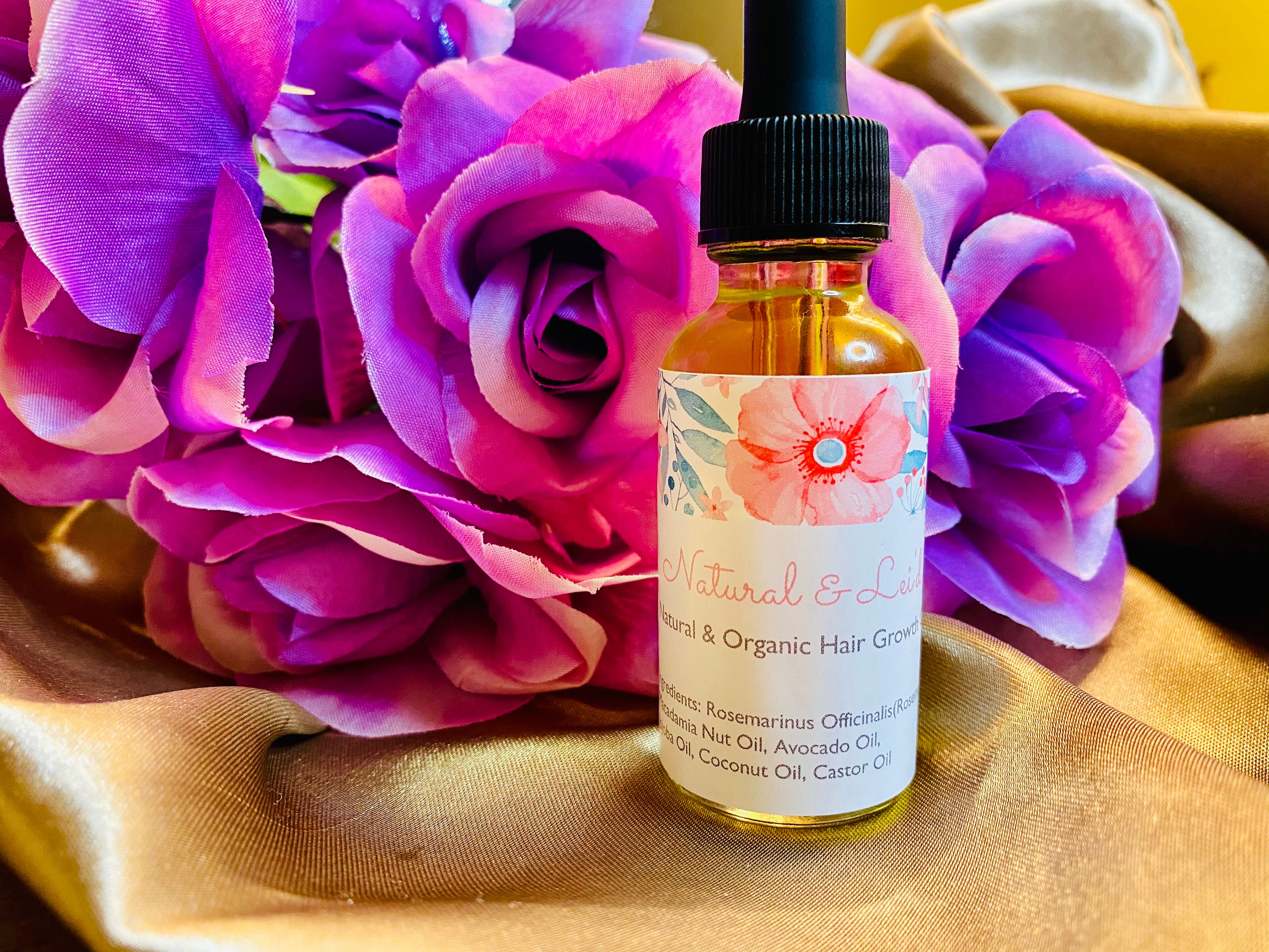 Natural & Organic Hair Growth Oil Etsy