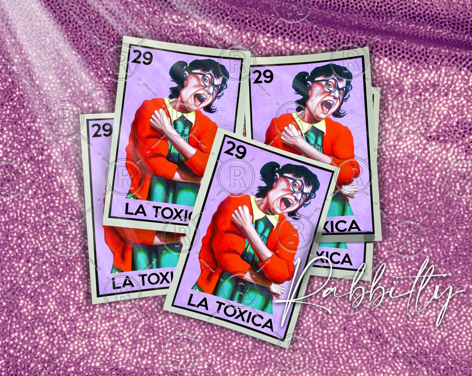 La T xica Chilindrina Loteria Card PNG Instant Download Etsy