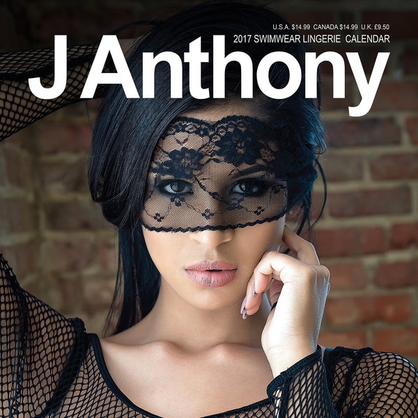 J Anthony 2017 11 x 15.75 Swimwear Lingerie Calendar Featuring J Anthony Cover Model Brianna Gonva