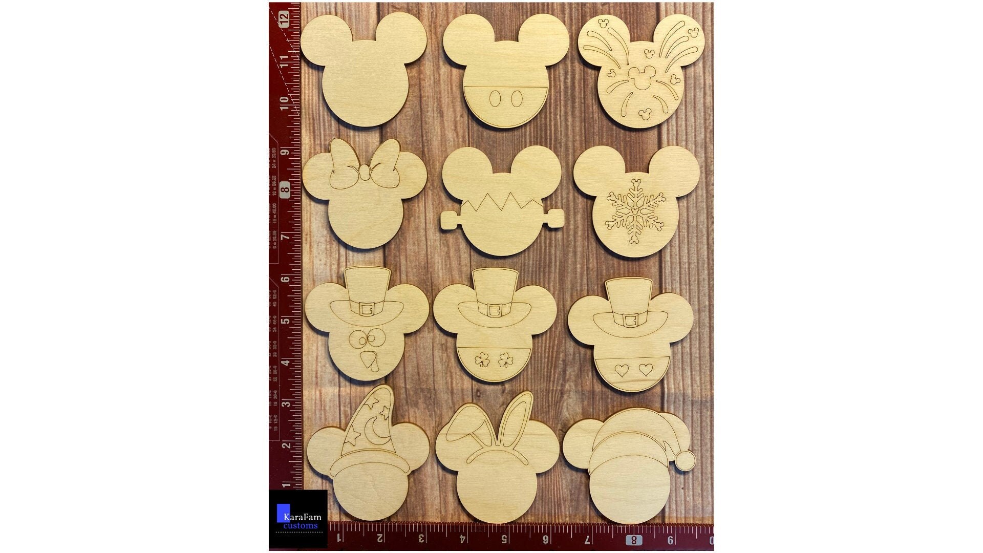 Magical Mouse Seasonal Cutouts