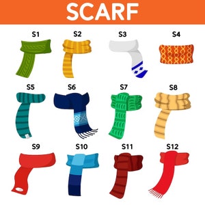 Cute Bear Wearing Scarf 10887064 Vector Art At