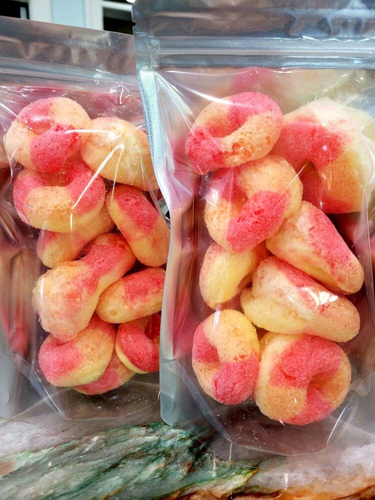 Freezedried Peach Rings Etsy