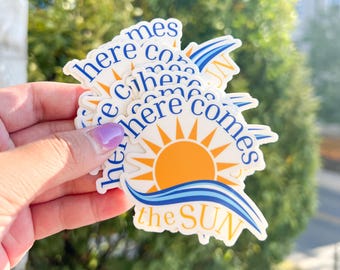 Pegatina Aquí viene el sol