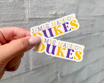 Pegatina de James Madison Dukes