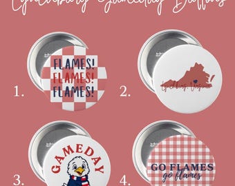 Botones para el día del partido en Lynchburg