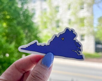 Pegatina del estado de Virginia