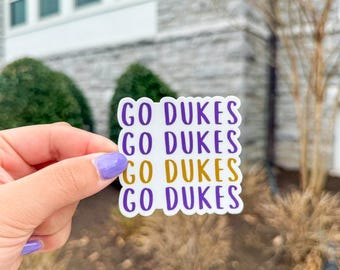 Pegatina "Vamos Dukes"