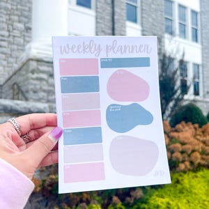 Weekly Planner Notepad