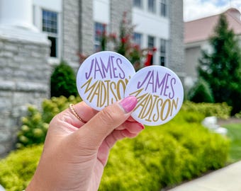 Botón de James Madison para el día del partido