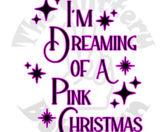 Soñando con una Navidad rosa y estrellas de mediados de siglo