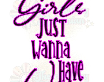 Las chicas sólo quieren tomar vino SVG