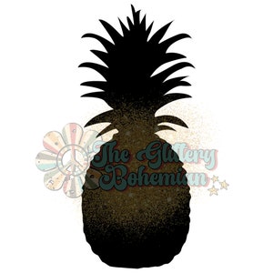 Pineapple Silhouette SVG