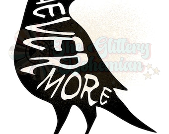 Nevermore Raven SVG