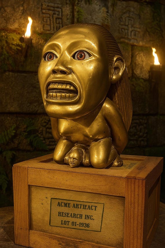 Indiana Jones Raiders of the Lost Ark Golden Fertility Idol
