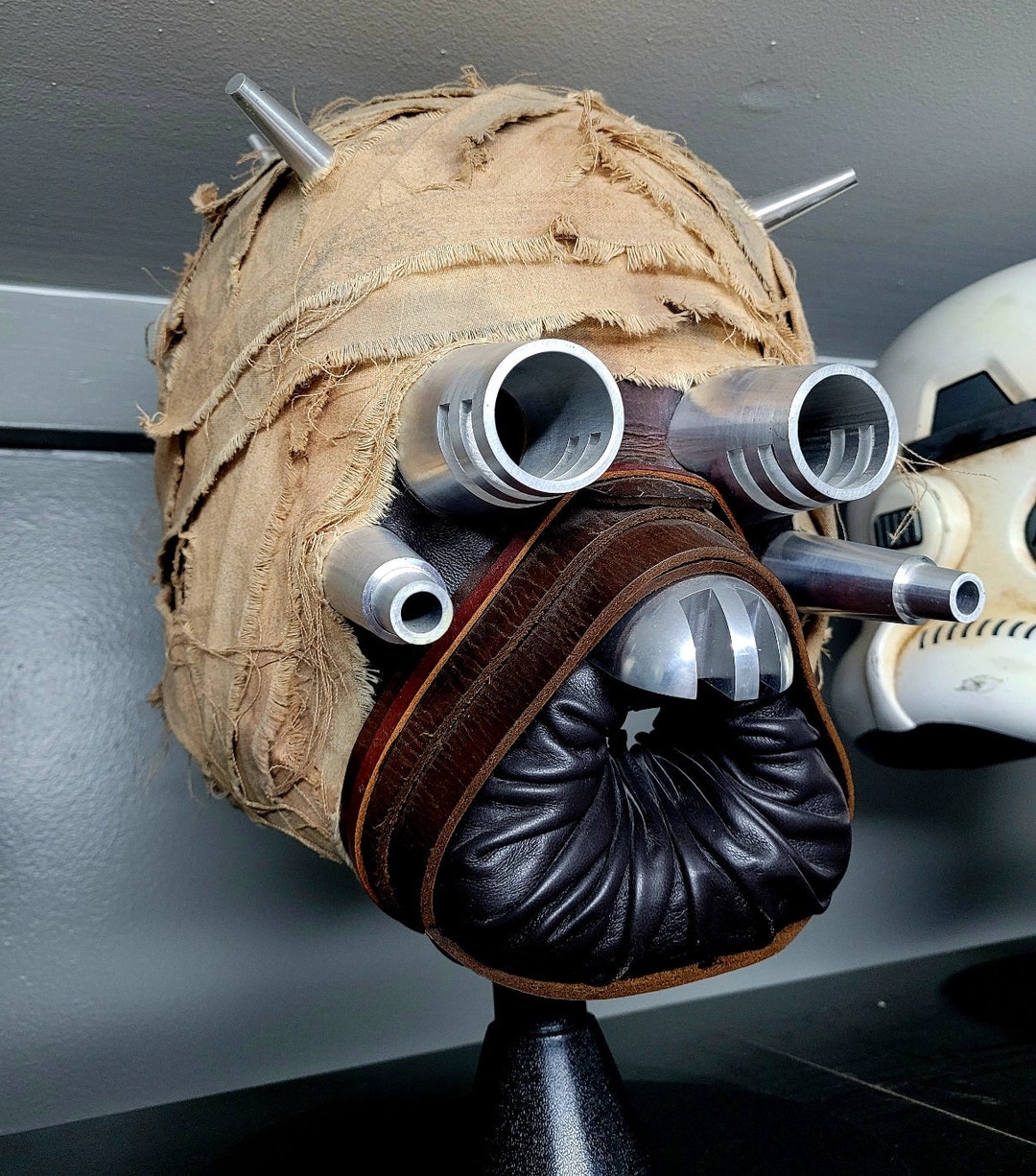 Star Wars Tusken Raider / Sand People Mask Prop Replica Costume Cosplay ...