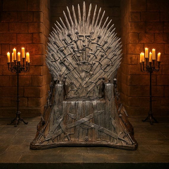 Game of Thrones Iron Throne Full-Size Prop Replica – Handcrafted