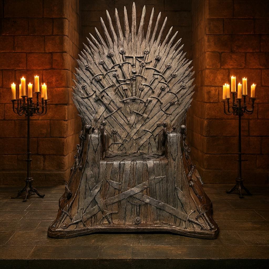 Game of Thrones Iron Throne Full-Size Prop Replica – Handcrafted