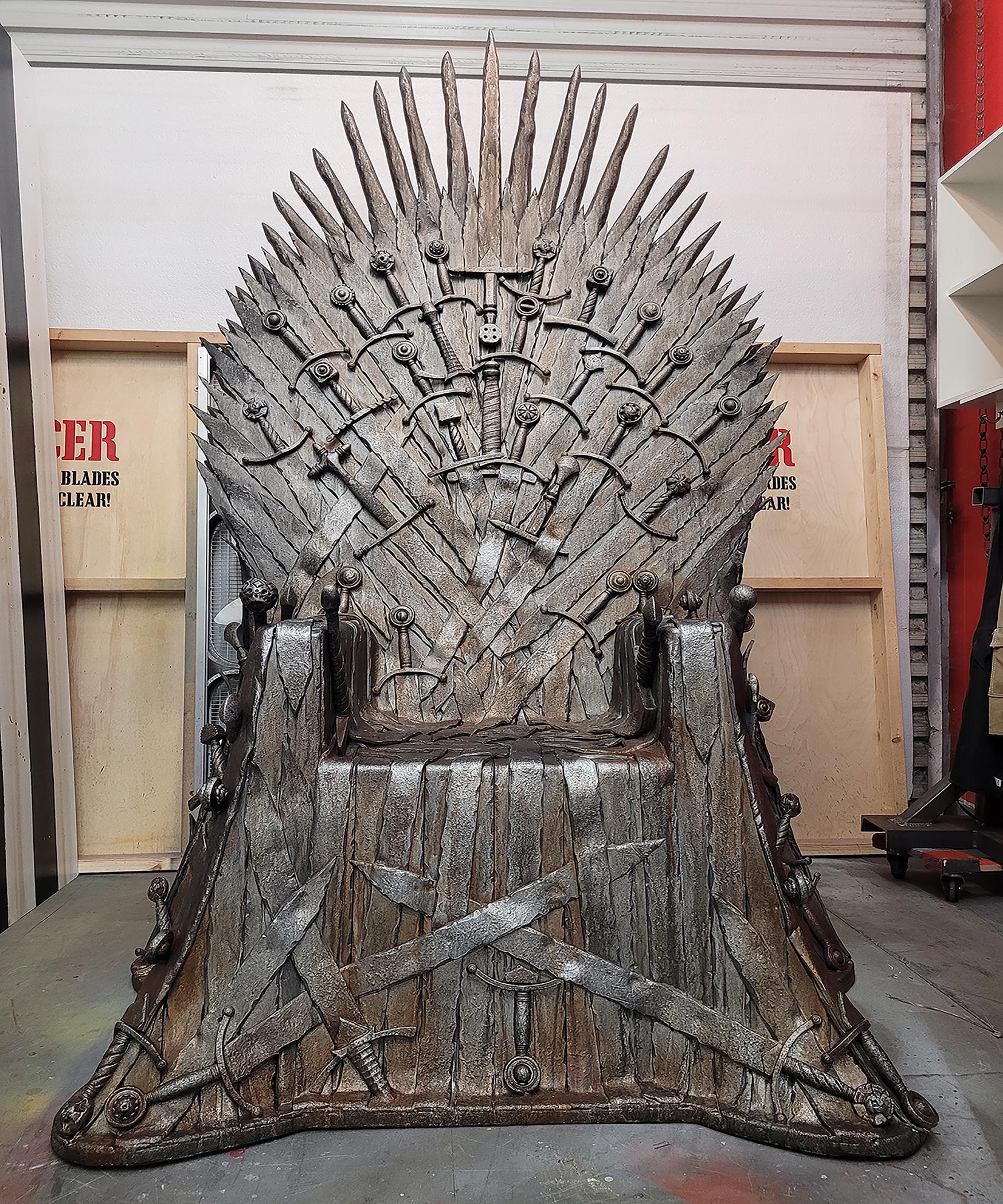 Game of Thrones Iron Throne Full-Size Prop Replica – Handcrafted