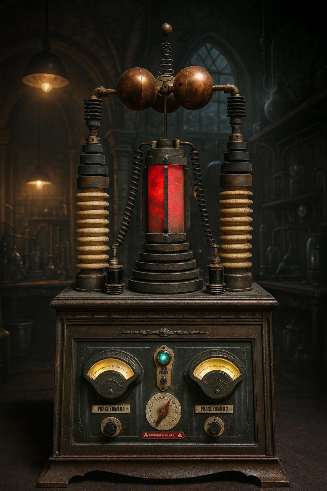 Dr. Frankenstein Mad Scientist Lab Prop – Particle Collector With ...