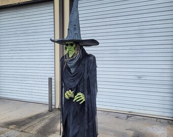 Salem Witch Full Sized 10 Foot Tall Figure Prop Statue Museum